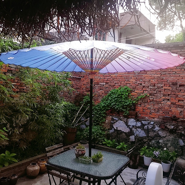 户外庭院油纸伞定制